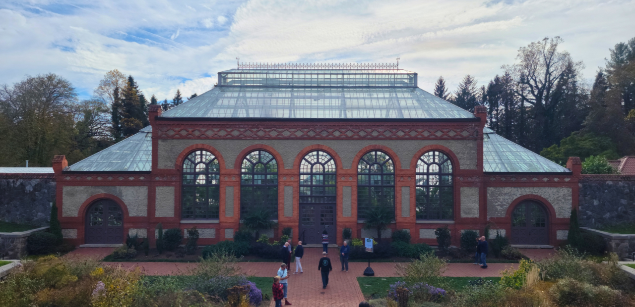 Travel Aspiration A Reason 4 Being Architecture of the conservatory at The Biltmore Estate in North Carolina